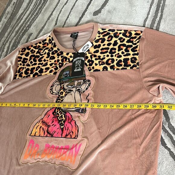 Death Row Records "Dr. Bombay" Velour Crewneck Sweatshirt - Picture 8 of 10